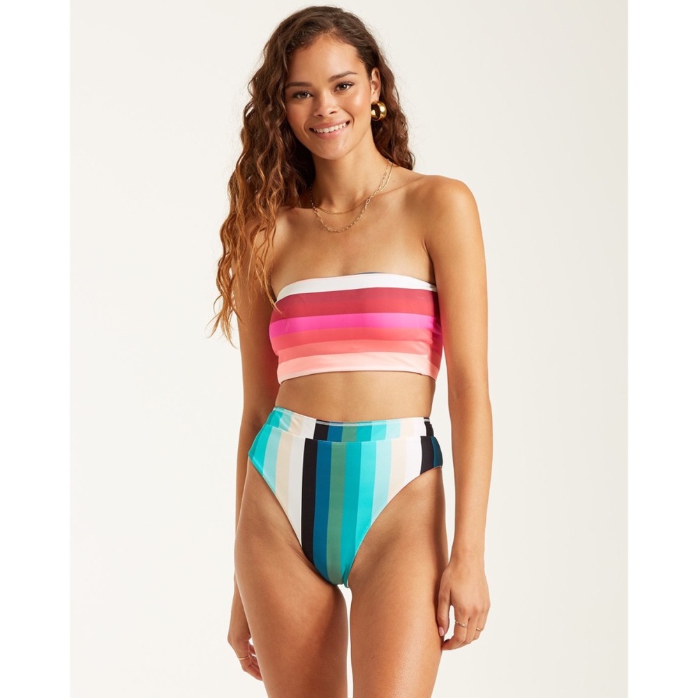 Billabong Striped Bikini Set 👙 - Picture 2 of 8